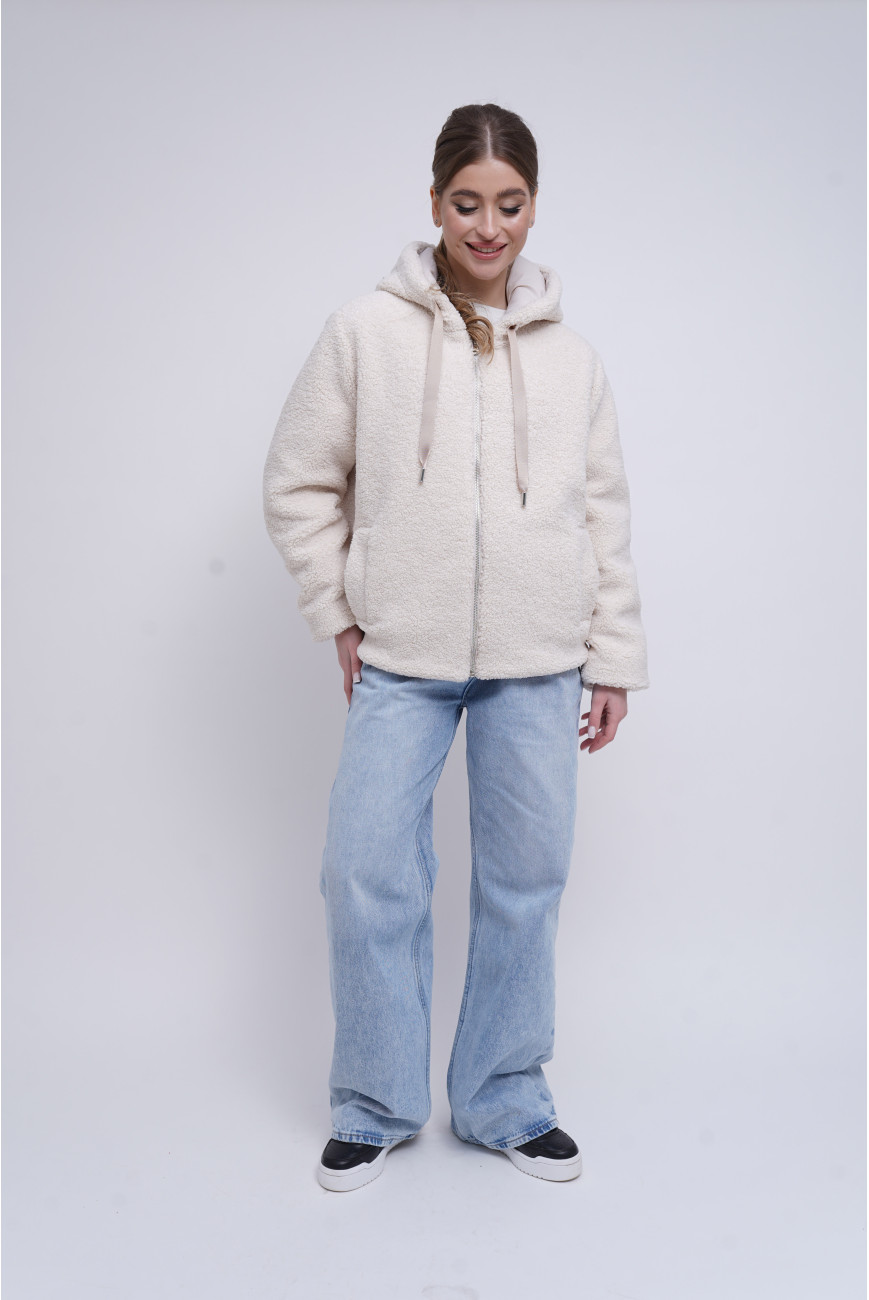 Екошуба двостороння M-272 milk