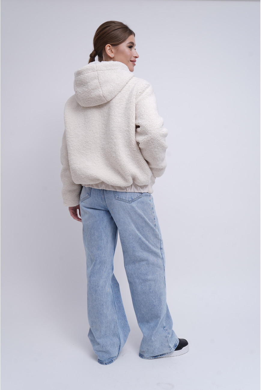 Екошуба двостороння M-272 milk